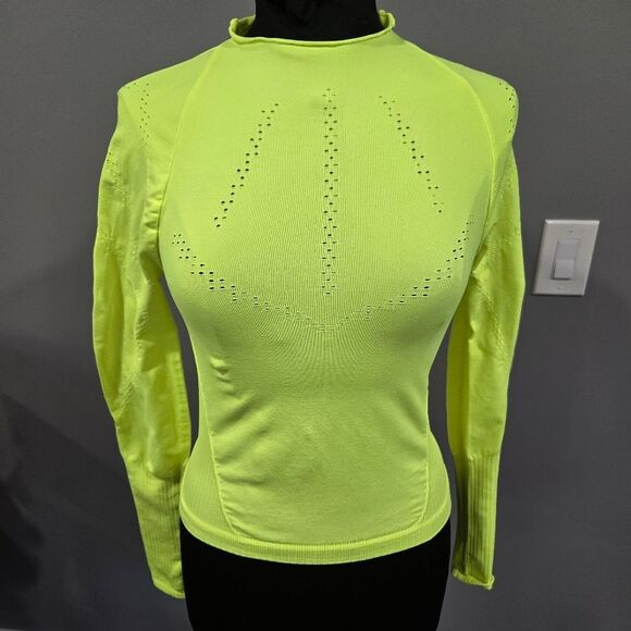 🍒  FP Movement Layering Sweater. Highlighter yellow! - Picture 1 of 14